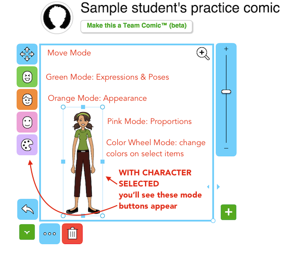 Pixton-select-character-modes