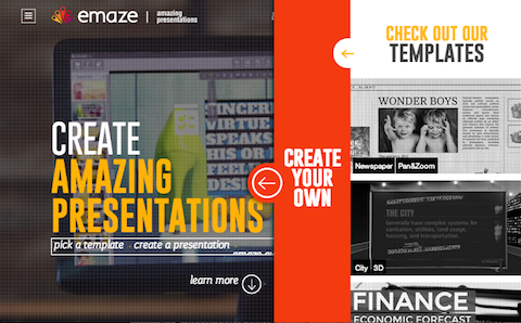 emaze-presentations-website