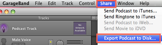 how to export garageband to mp3 ipad