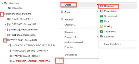 how to add to a google drive folder