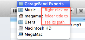 mac finder export file list