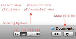 Mac finder window viewoptions