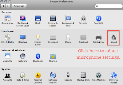 Mac system preferences