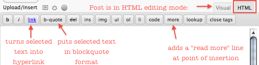 Wp toolbar html