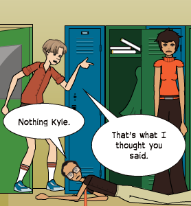 Nothing Kyle. | That's what I thought you said.